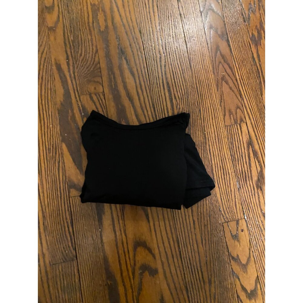 black thermal t shirt